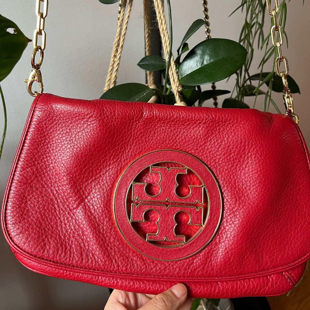 Tory Burch Red Amanda Crossbody